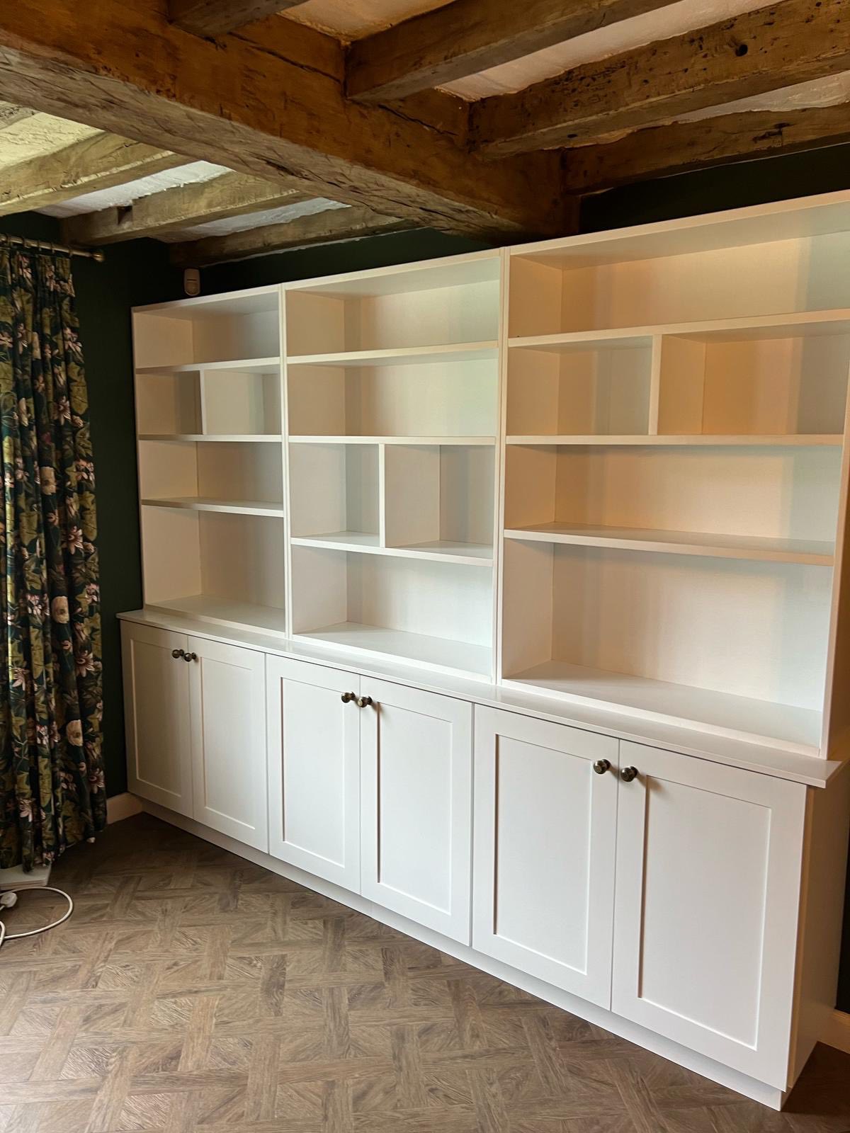 Bespoke Shelving White- Make Wood Work Southampton