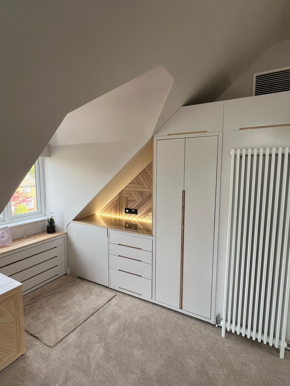 Custom Sideboard White for bedroom - Make Wood Work